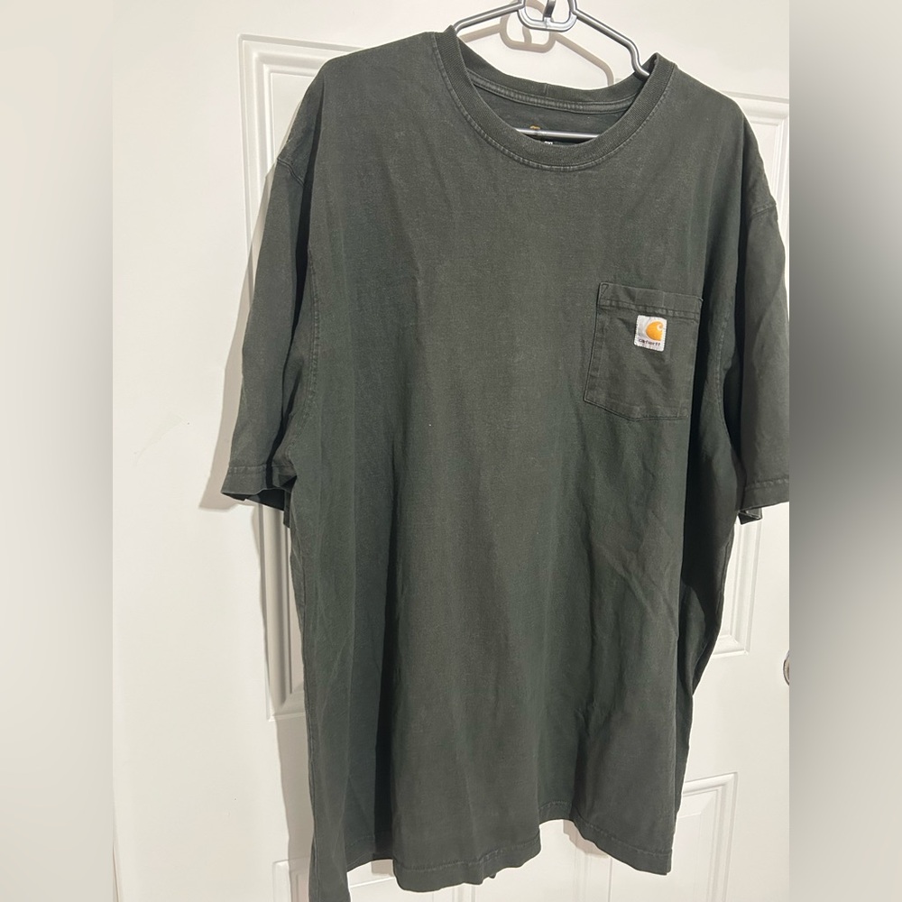 Carhartt Men's Dark Green Short Sleeve Tee